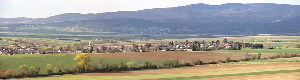Panoramablick über Felder auf Schandorf