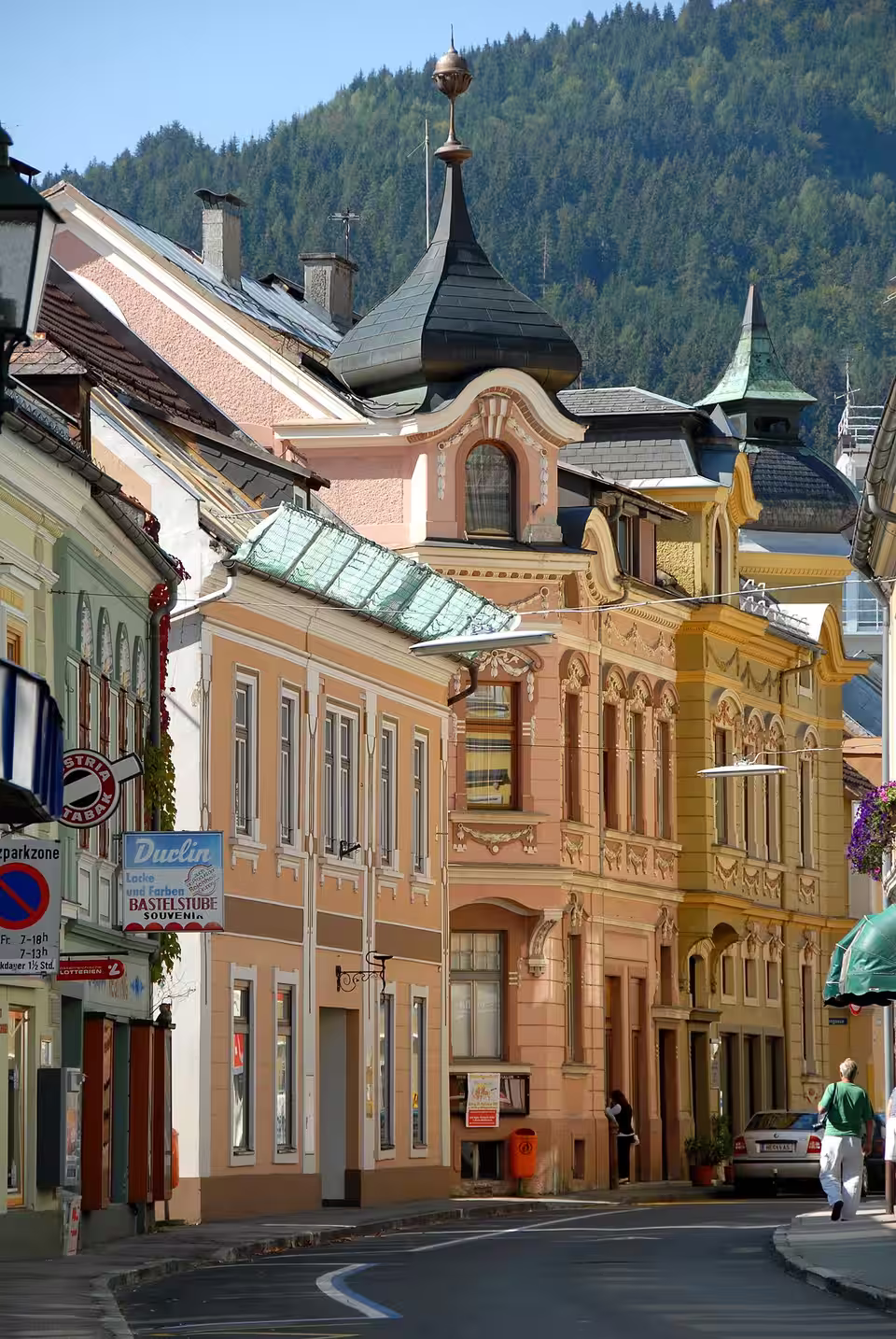 Historische Häuserzeile in Hermagor