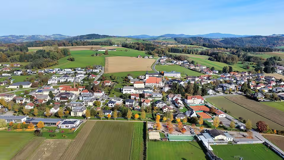 Luftaufnahme von Sankt Georgen am Ybbsfelde