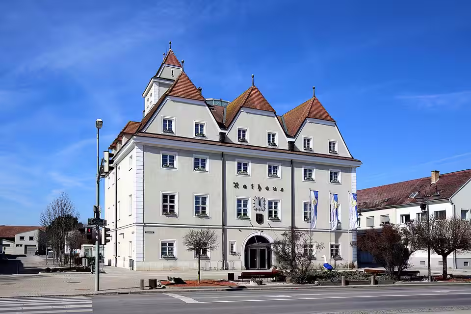 Rathaus im ehemaligen Schloss in Gänserndorf