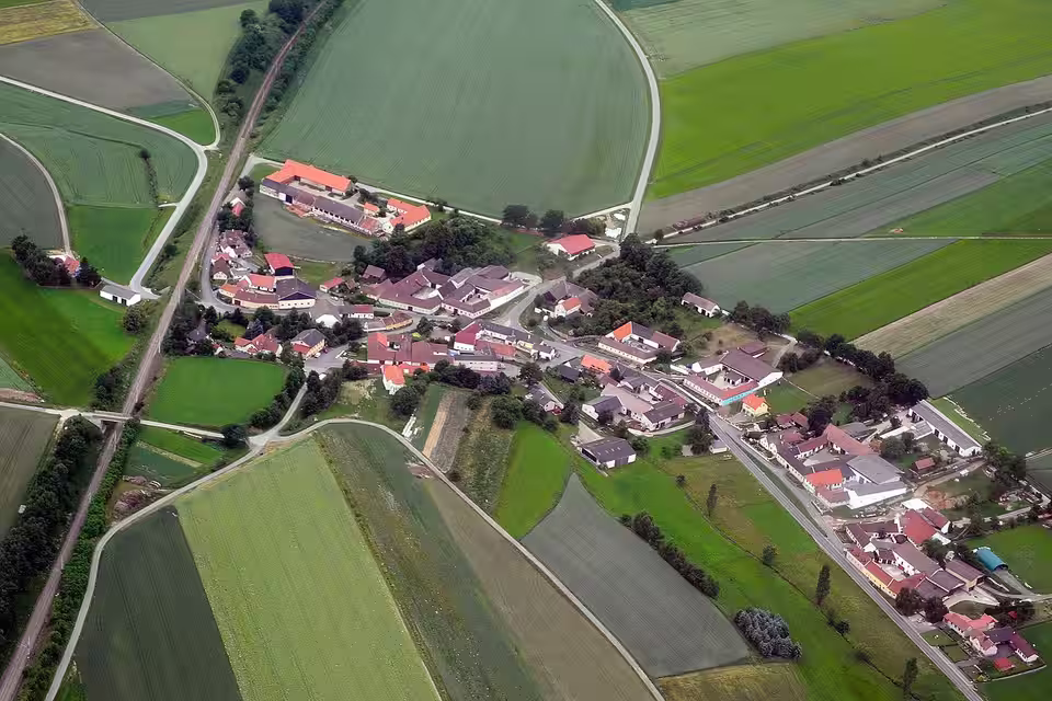 Luftaufnahme von Wappoltenreith, Gemeinde Irnfritz-Messern