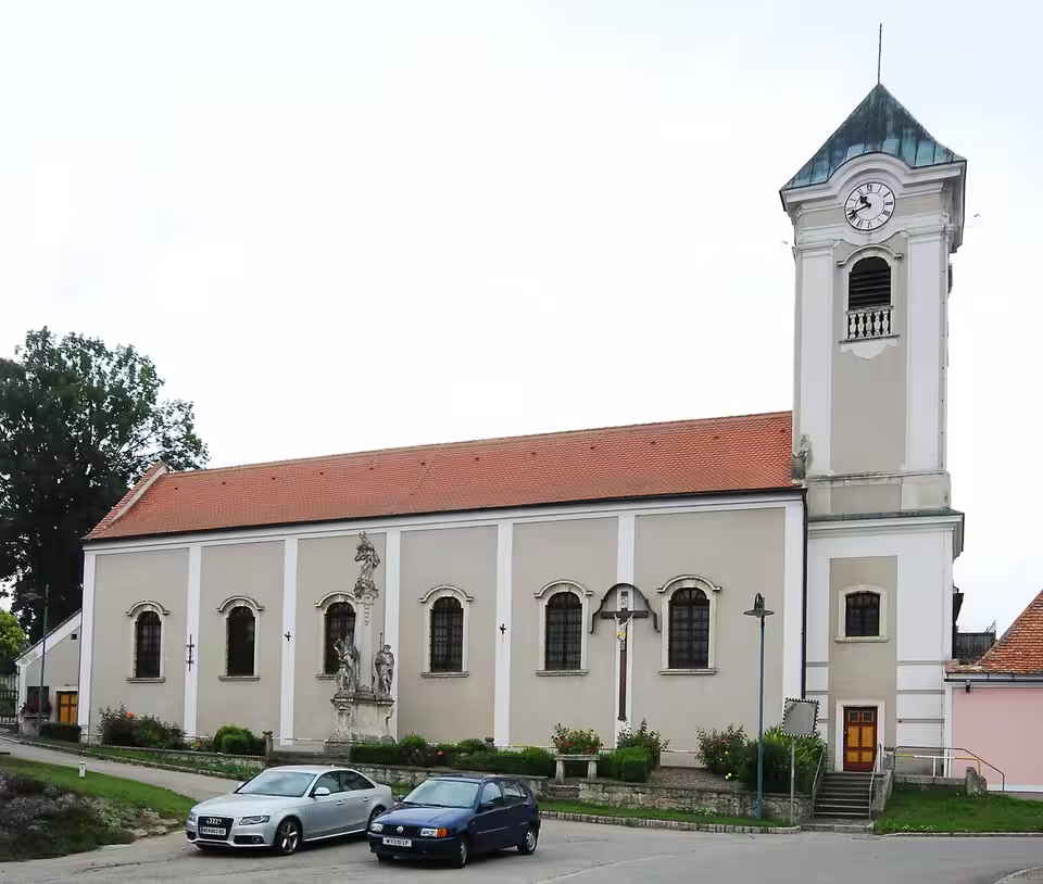 Pfarrkirche in Kattau, Gemeinde Meiseldorf.