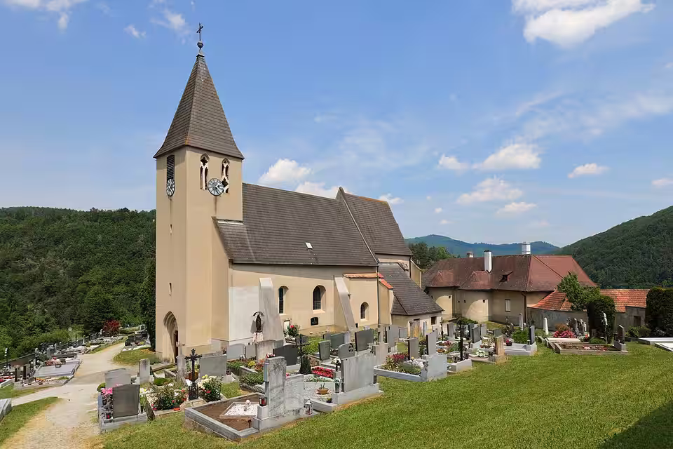 Pfarrkirche in Obermeisling, Stadtgemeinde Gföhl.