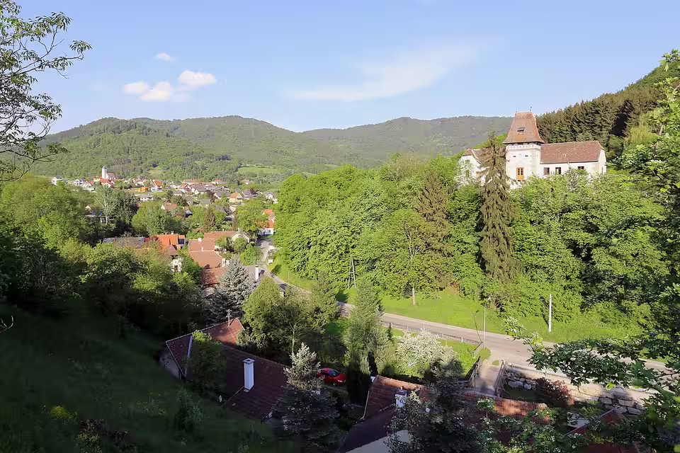 Blick von Ötz auf Mühldorf mit Niederranna und Trenninghof