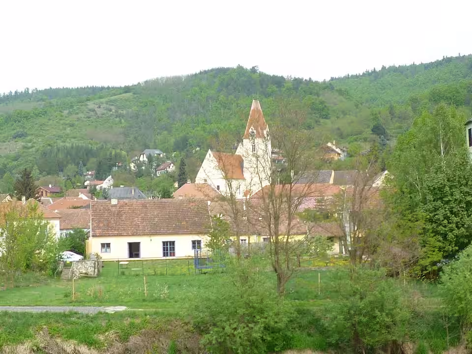 Blick auf Schönberg am Kamp