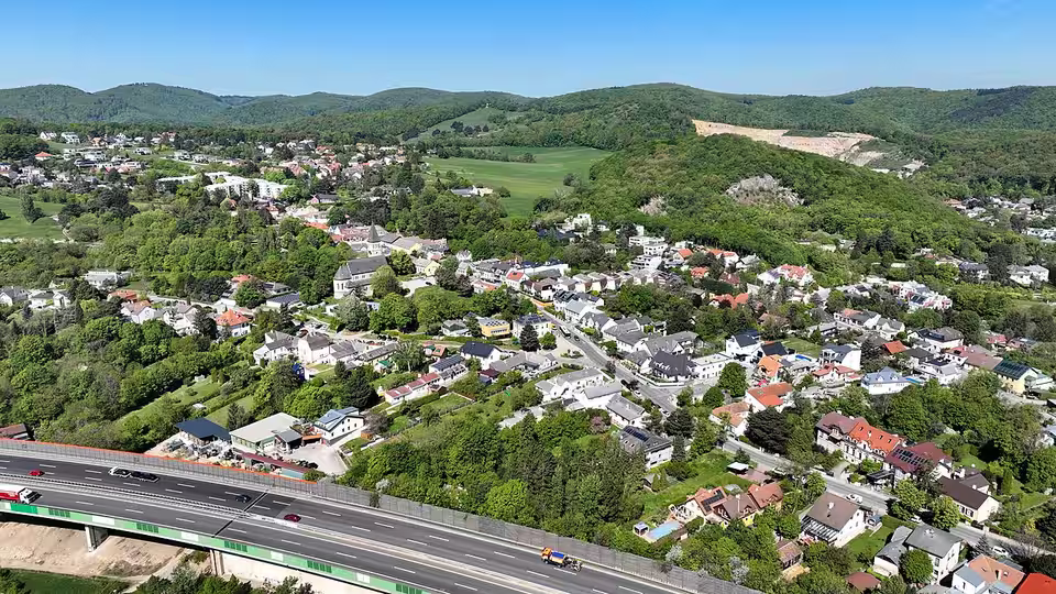 Luftaufnahme von Gießhübl