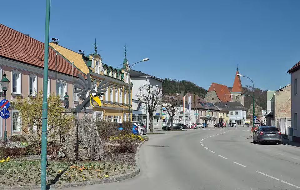 Marktplatz in Rabenstein an der Pielach