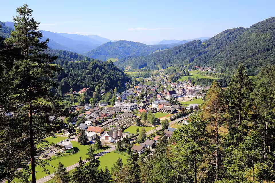 Ortsansicht von Lunz am See