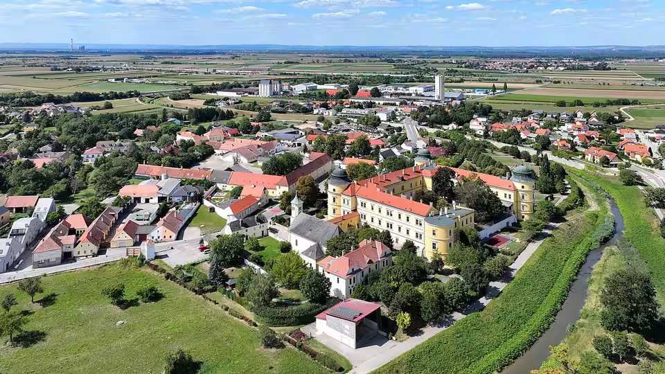 Blick auf Judenau in der Gemeinde Judenau-Baumgarten