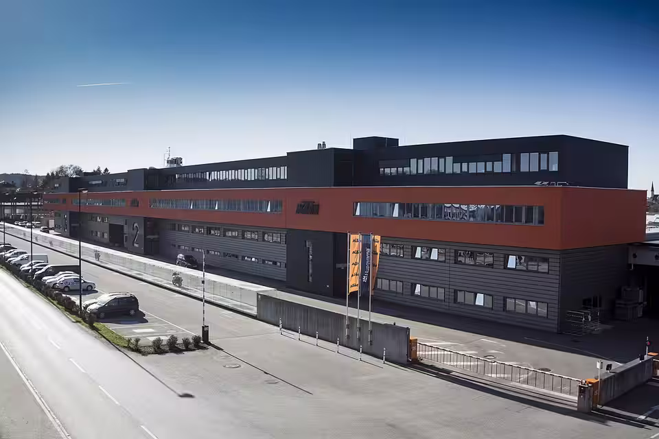 KTM-Hauptgebäude in Mattighofen