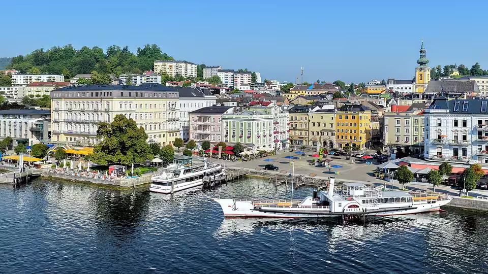 Ortsansicht von Gmunden