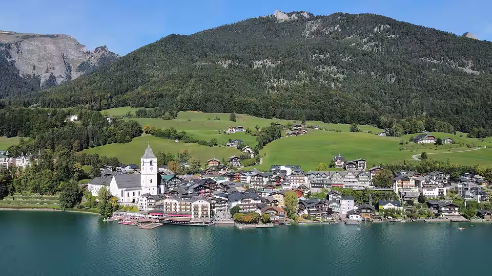 Ortsansicht von St. Wolfgang im Salzkammergut