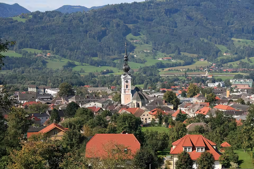Ortsansicht von Kirchdorf an der Krems