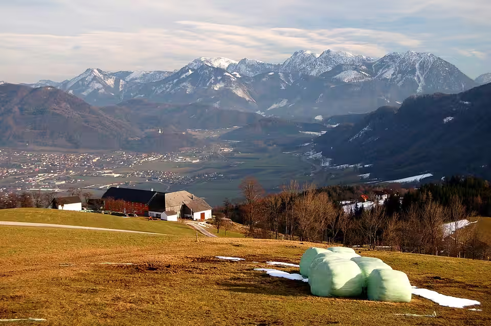 Blick von Steinbach am Ziehberg zum Sengsengebirge