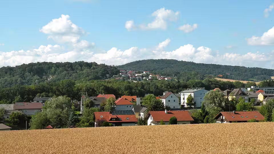 Ortsansicht von Luftenberg an der Donau