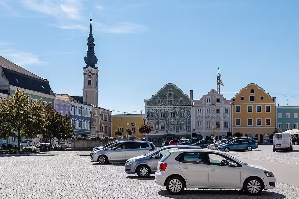 Marktplatz in Obernberg am Inn