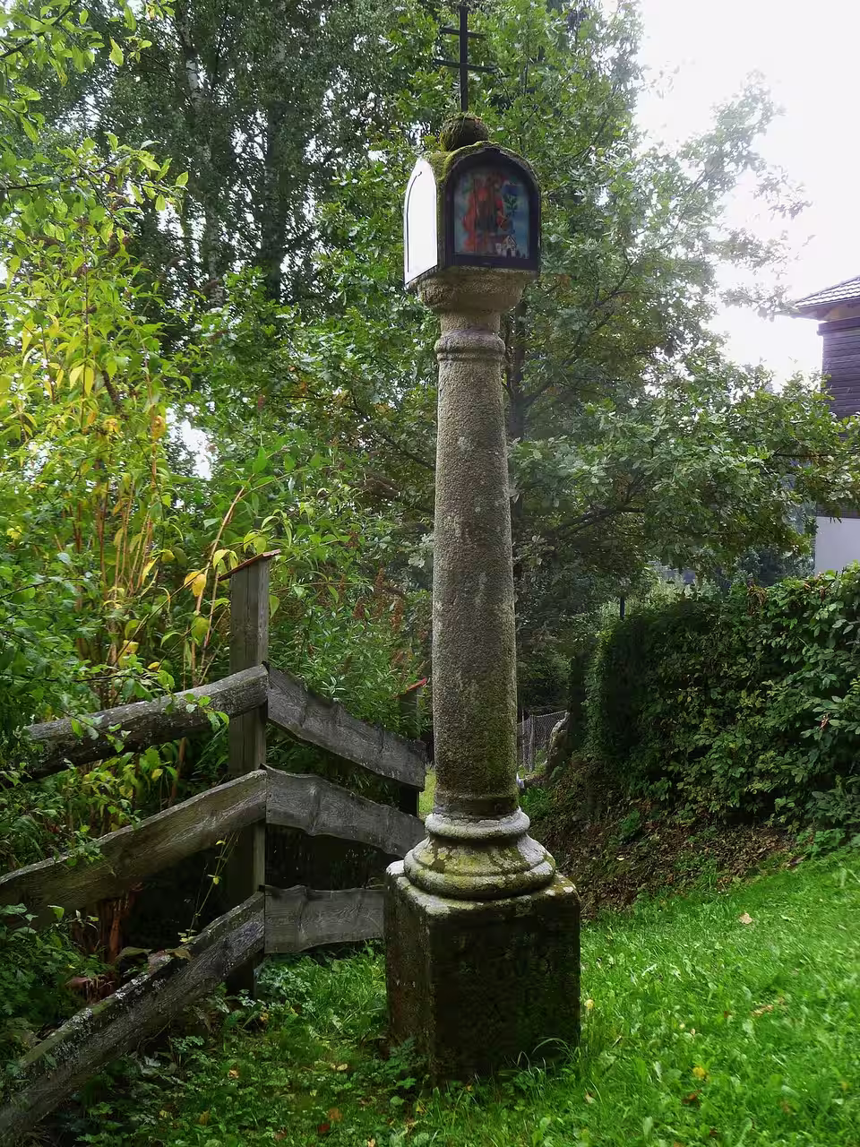 Bildstock in Oberbaumgarten, Gemeinde Haibach im Mühlkreis
