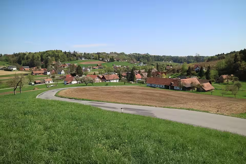 Ortsansicht von Oisnitz in Sankt Josef in der Weststeiermark