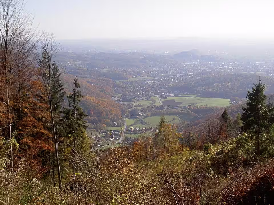 Blick von der Rannach über das Tal von Stattegg