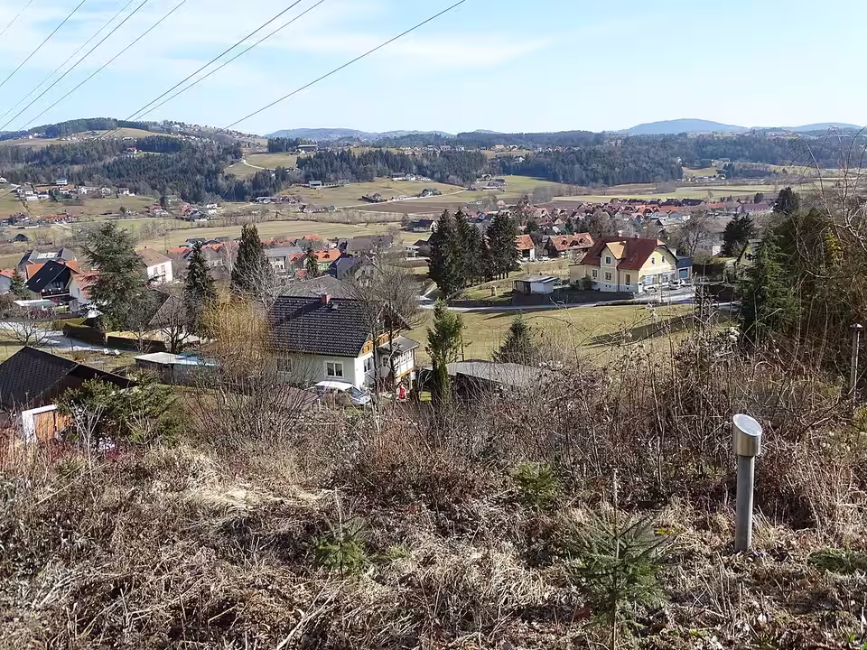 Blick von Westen auf Stallhofen