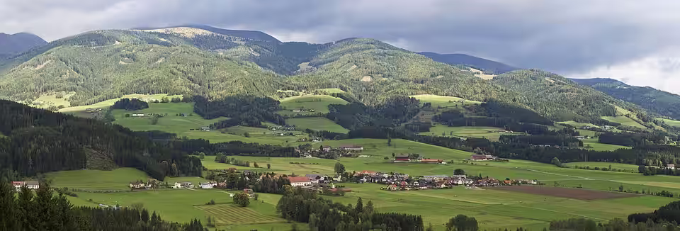 Blick auf Bischoffeld in der Gemeinde Gaal