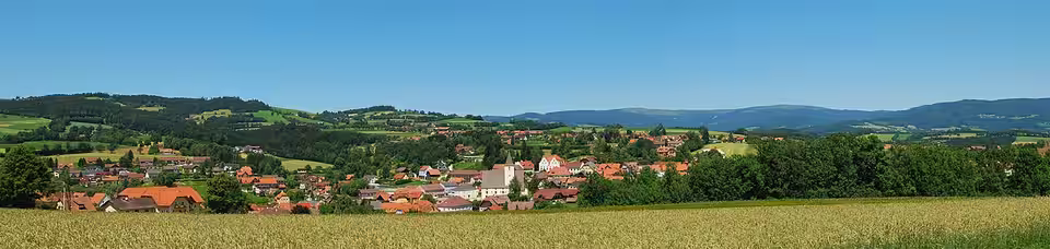 Panoramablick vom Stift auf Vorau