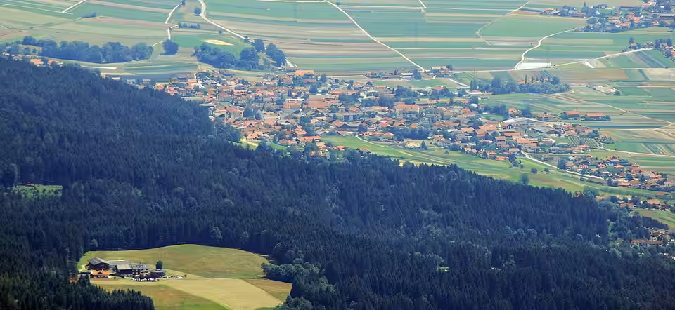 Blick vom Brandjoch auf Thaur