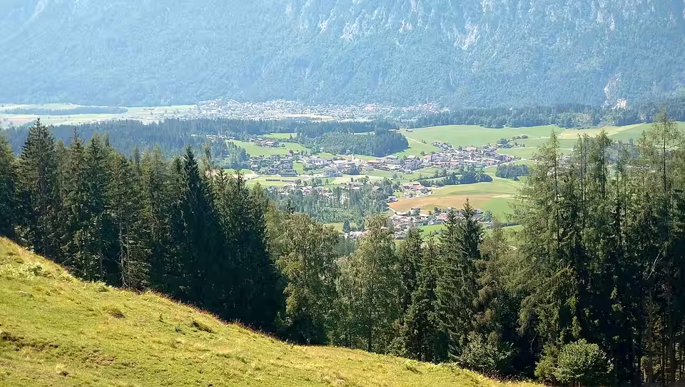 Blick von der Widschwenter Alm auf Schwoich
