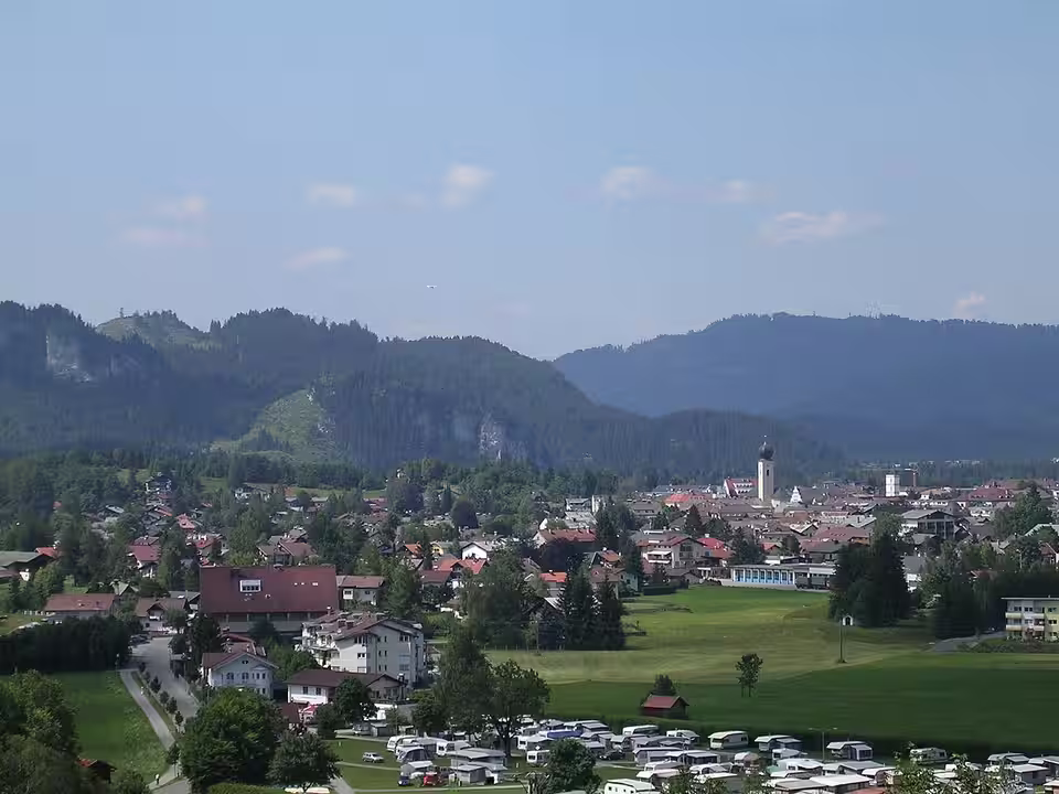 Blick auf Reutte in Tirol