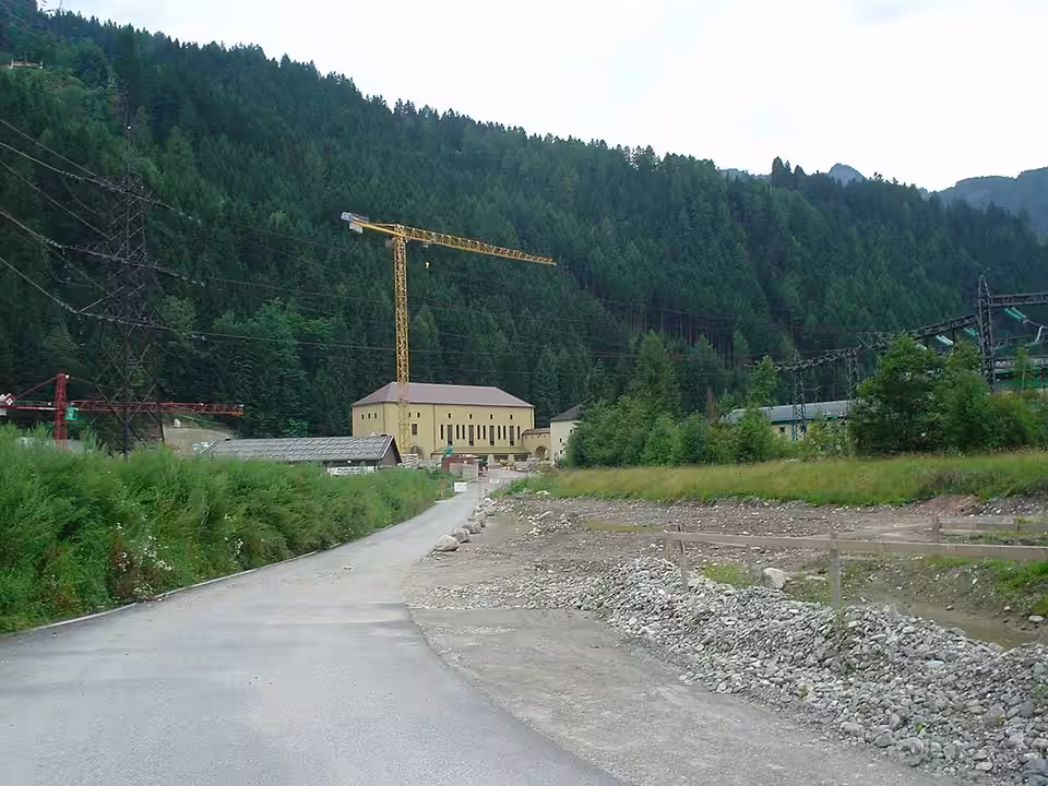 Kraftwerk Gerlos in der Gemeinde Rohrberg, Aufnahme von 2005