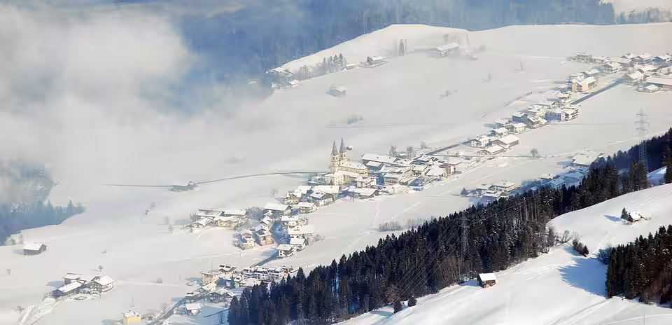 Mitterweerberg im Winter, von Südwesten gesehen