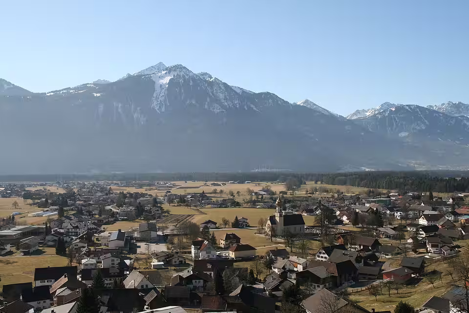 Blick auf Ludesch im Walgau