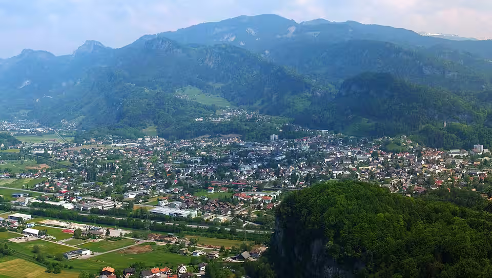 Blick vom Kummenberg auf Götzis
